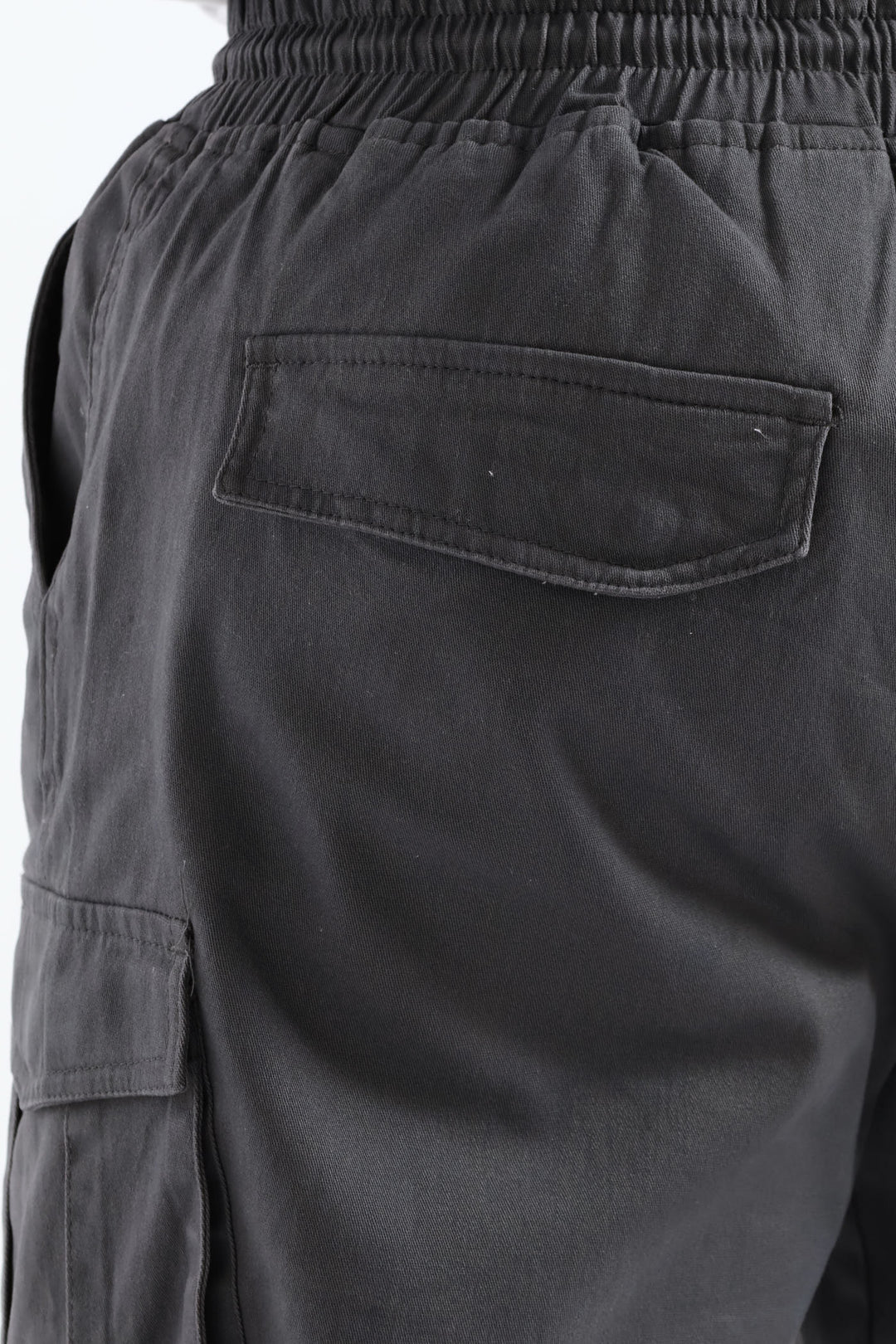 Basic Cargo Pants - Dark Grey