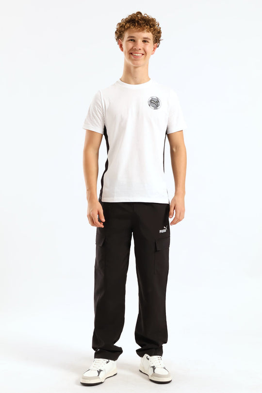 Boys Active Sports Tee - White