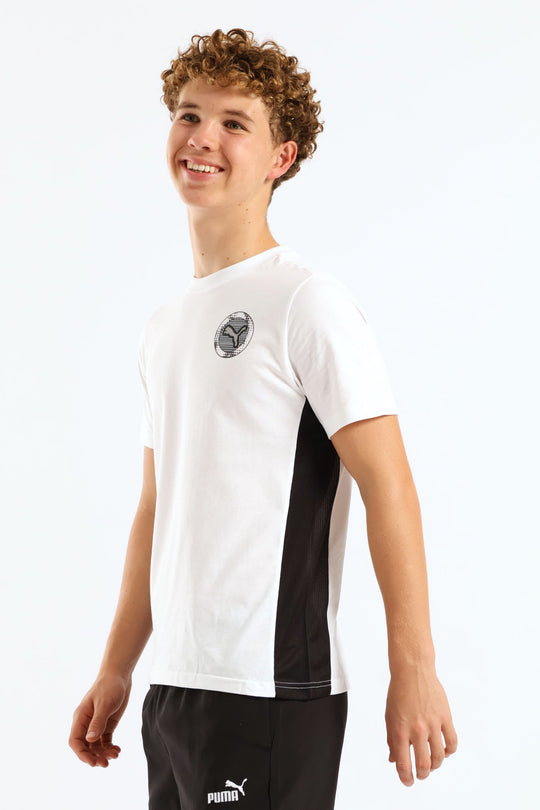 Boys Active Sports Tee - White