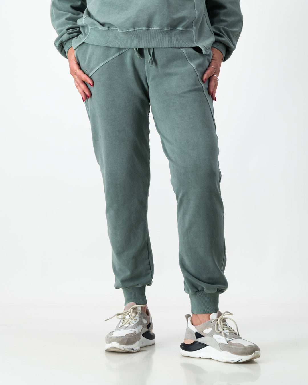 Trackpants Cotton Overdyed