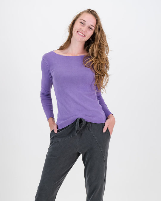 Overdyed Cotton Rib Top