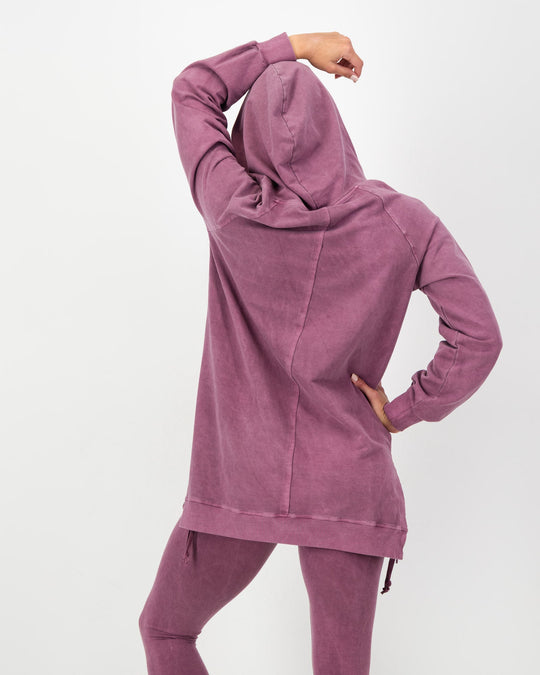 Long Overdyed Hoodie