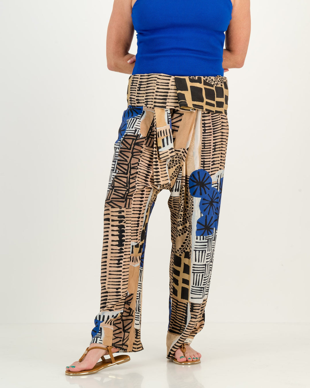 Tie Pants  - Hello Africa