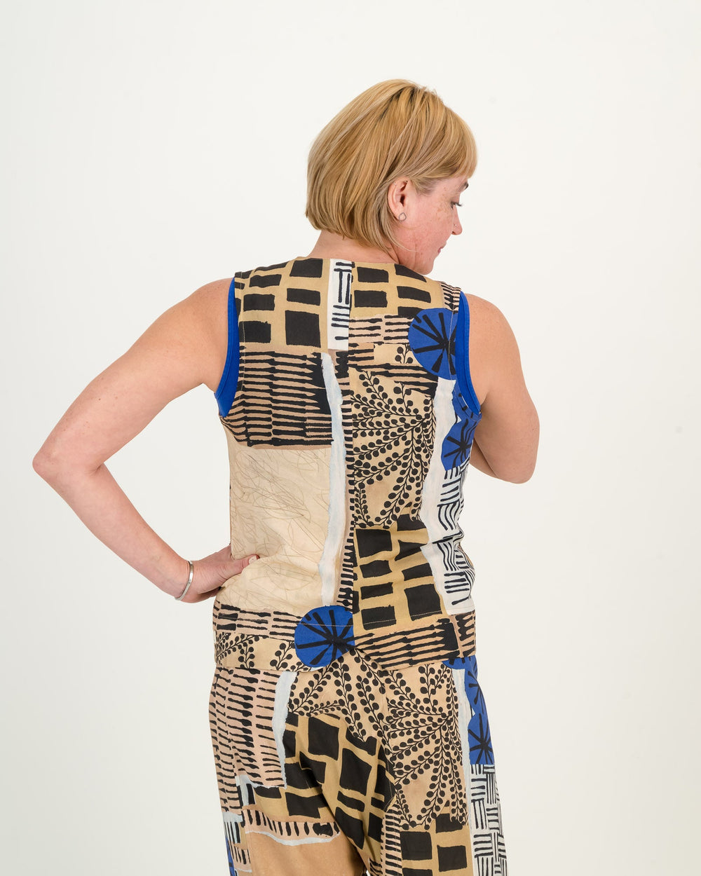 Printed Waistcoat - Hello Africa