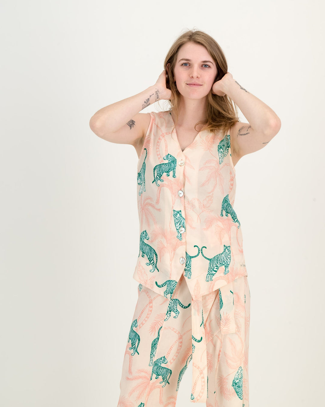 Printed Waistcoat - Tiger Tiger