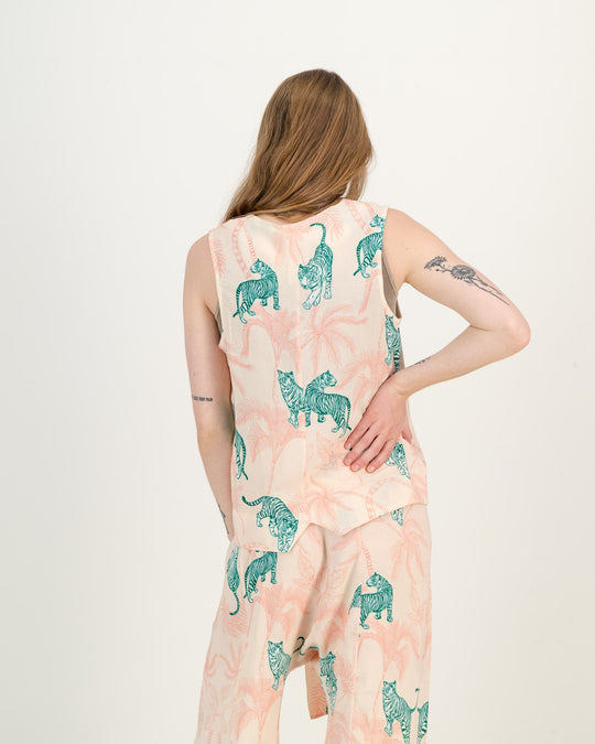Printed Waistcoat - Tiger Tiger