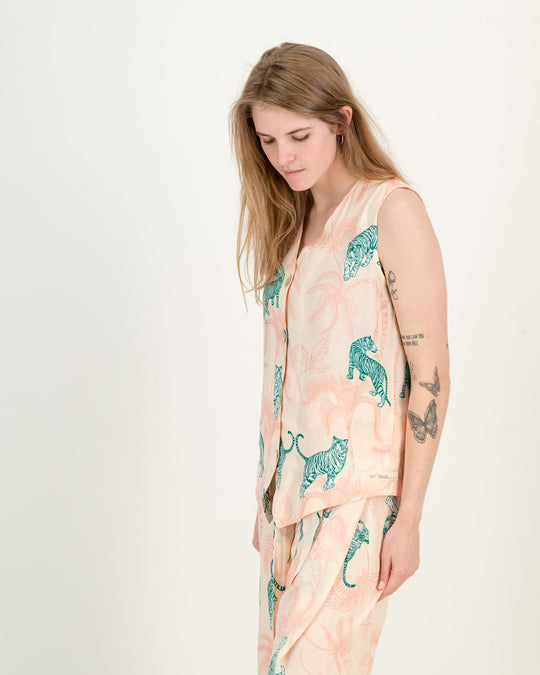 Printed Waistcoat - Tiger Tiger