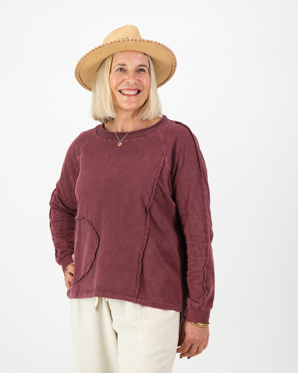 Sunset Cotton Long Sleeve Top