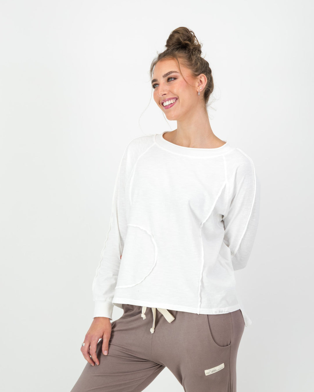 Sunset Cotton Long Sleeve Top